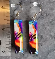 Hawaiian themed earrings  - Summer Jewelry