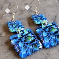 Desert Bloom Collection - Blue / Teal Earrings
