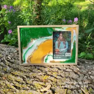 Frame - Green, Yellow, White Frame 