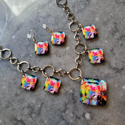 Hawaiian Necklace - Tropical Jewelry - Colorful Jewelry