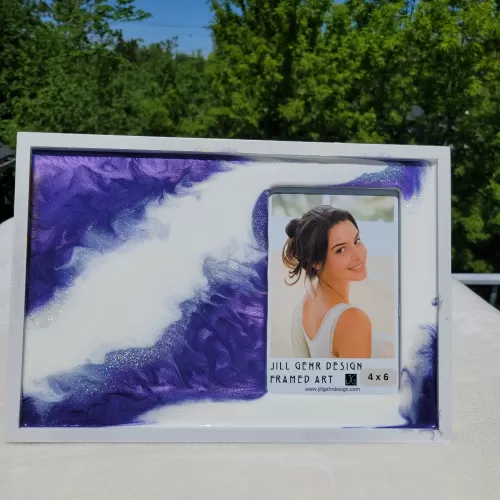 Frame - Lavender Elegance - Designer Purple Frame