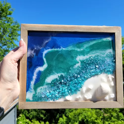 Beach Art - Serenity Beach Scene