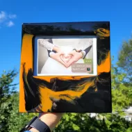 Frame - Black and Orange
