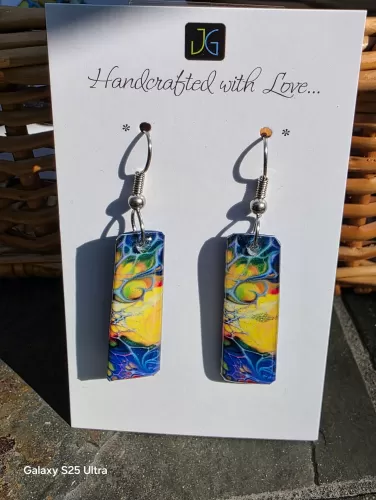 Sunshine Yellow Earrings
