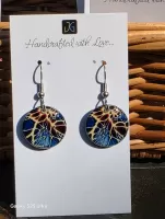 Stormy Round Earrings