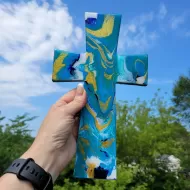 Cross - Memorial Cross - Colorful Cross