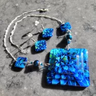 Desert Bloom Collection - Deep Blue / Teal Necklace