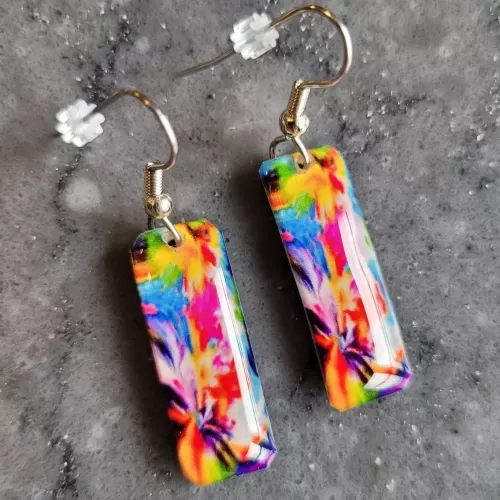 Hawaiian themed earrings  - Summer Jewelry