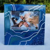 Frame - Blue Mystical Magical 2 - Blue Photo Frame
