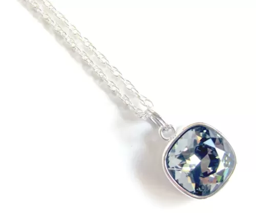 Rhinestone - Black Diamond Swarovski Necklace