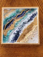 Silver and Gold Streams Art 3